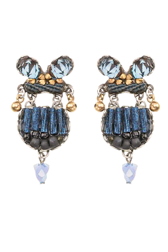 Ayala Bar Leila Earrings C2289 Indigo Summits Collection