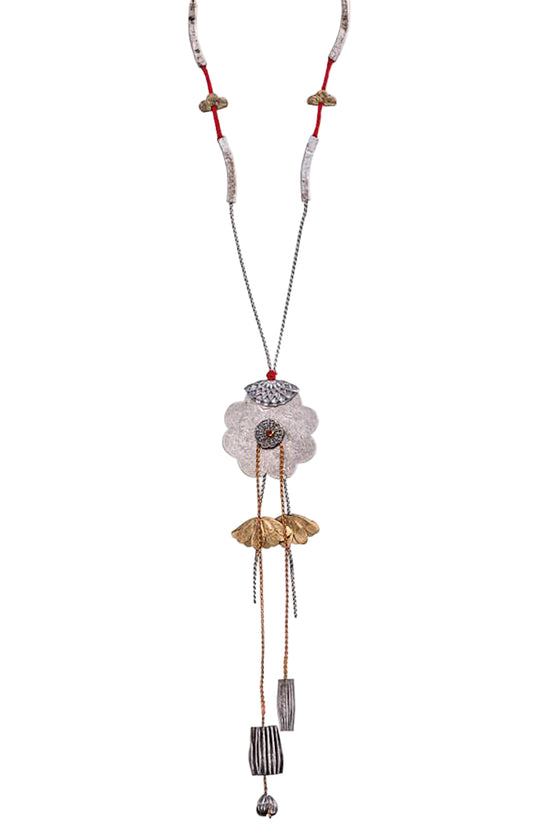 Ayala Bar Terrania Necklace N3610 Metal Bloom Collection