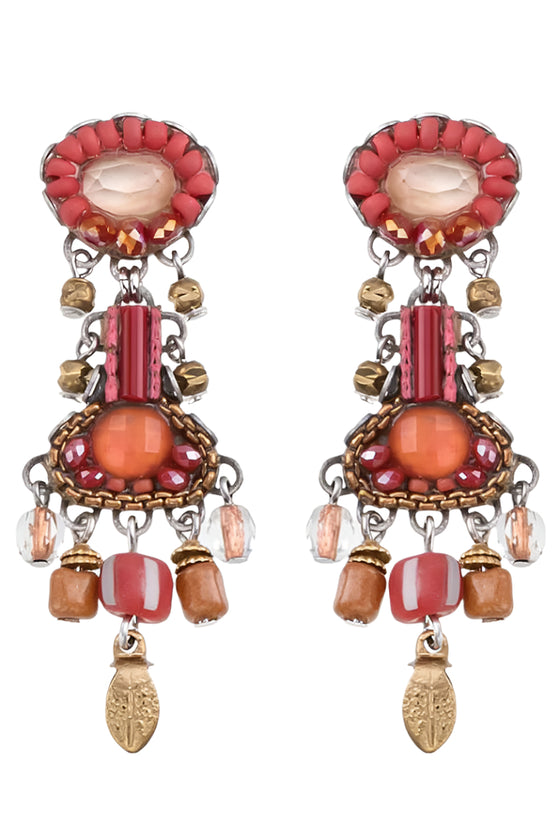 Ayala Bar Ula Earring (Wire) Radical Red Collection C2203H