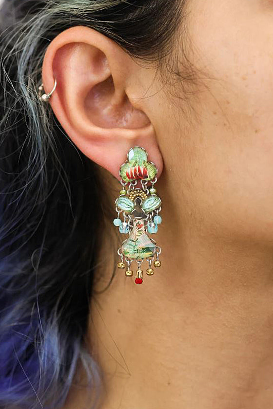 Ayala Bar Viola Earring Flower Garden Collection R2247