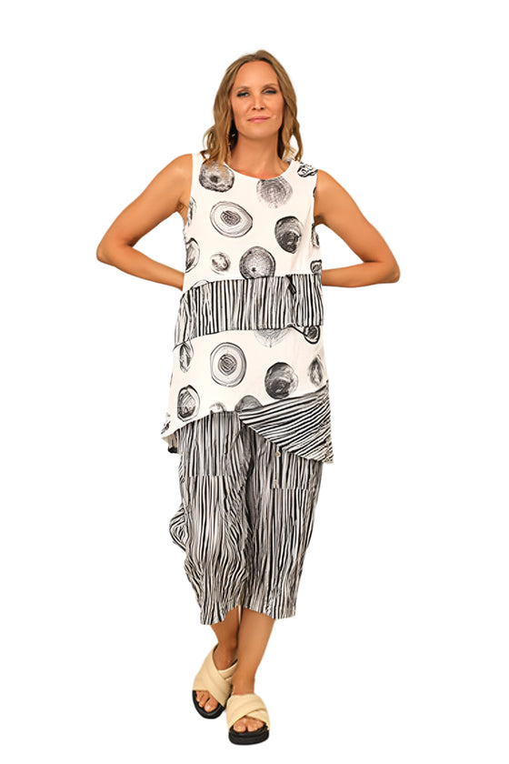 Beau Jours by Chalet Winslet Tunic in Graze/Pearl Style 3N3150