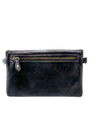 Bed Stu Cadence Crossbody Bag in Black Rustic Leather