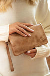 Bed Stu Cadence Crossbody Bag in Oats Rustic Leather