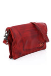 Bed Stu Cadence Crossbody Bag in Red Rustic Leather
