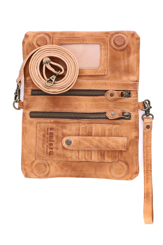 Bed Stu Cadence Crossbody Bag in Tan Rustic Leather A621040-TNRS