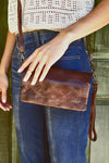 Bed Stu Cadence Crossbody Bag in Teak Rustic Leather A621040-TKRS