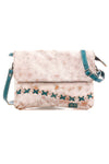 Bed Stu Cleo Crossbody Bag in Nectar Lux Arctic Teal Rustic