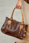 Bed Stu Rockababy Handbag in Teak Oats Rustic Leather A450217-TKOTRS