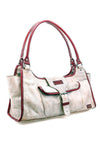 Bed Stu Unbending Shoulder Bag Nectar Lux Cherry Lacquer Rust
