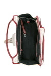 Bed Stu Unbending Shoulder Bag Nectar Lux Cherry Lacquer Rust