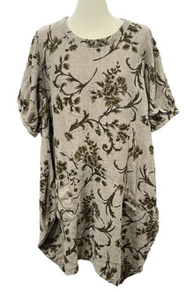  Betty Hadikusumo Bubble Tunic in Fall Floral