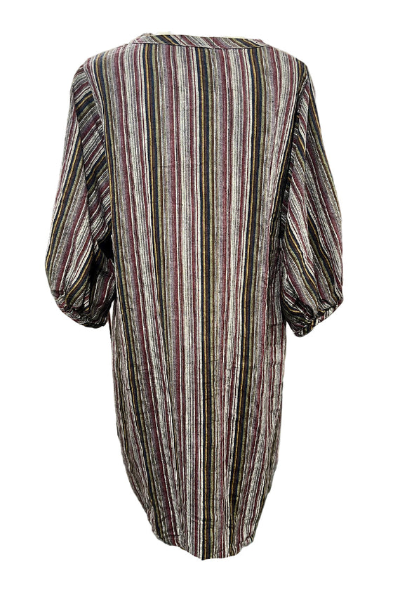 Betty Hadikusumo Bubble Tunic in Fall Stripes