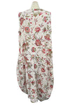 Betty Hadikusumo Emma Sleeveless Dress in Red Floral Print