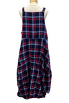 Betty Hadikusumo Flannel Kita Jumper in Red & Navy Plaid