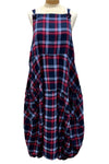 Betty Hadikusumo Flannel Kita Jumper in Red & Navy Plaid