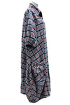 Betty Hadikusumo Flannel Venessa Dress in Red, White & Blue Check