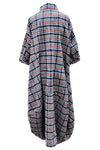 Betty Hadikusumo Flannel Venessa Dress in Red, White & Blue Check