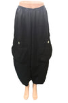 Betty Hadikusumo Gennie Pant in Black Linen