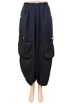 Betty Hadikusumo Gennie Pant in Black Linen