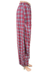 Betty Hadikusumo Jerrie Pant in Red, White and Blue Plaid