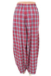Betty Hadikusumo Jerrie Pant in Red, White and Blue Plaid