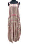 Betty Hadikusumo Kita Jumper in Pastel Pink Striped Linen