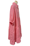 Betty Hadikusumo Linen Baby Doll Tunic Dress in Geranium