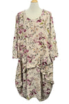 Betty Hadikusumo Linen Bobie Dress in English Floral Print