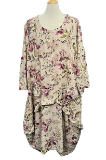  Betty Hadikusumo Linen Bobie Dress in English Floral Print