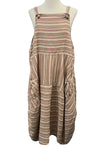 Betty Hadikusumo Linen Kita Jumper in Beige Stripe