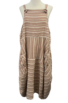  Betty Hadikusumo Linen Kita Jumper in Beige Stripe