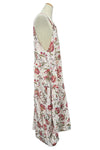 Betty Hadikusumo Linen Kita Jumper in Red Floral Print
