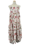Betty Hadikusumo Linen Kita Jumper in Red Floral Print