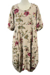 Betty Hadikusumo Linen Kristin Dress in English Rose