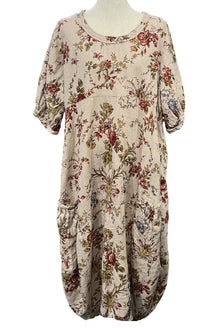 Betty Hadikusumo Linen Kristin Dress in Valence Bows