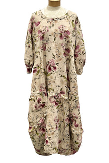  Betty Hadikusumo SG Dress in Iris Garden Linen