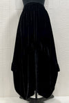 Betty Hadikusumo Silk Velvet Bobie Skirt in Black
