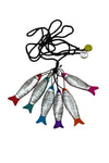 Beyond Threads Handmade Catch Upcycled Textile Necklace in Multi