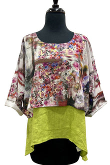  Bodil Cotton Crop Crop in Floral Print Style GB1976P