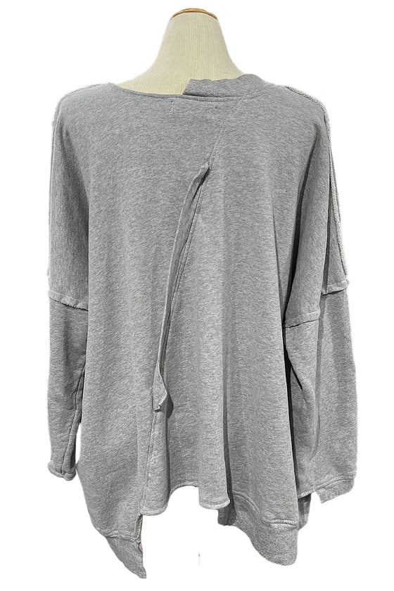 Bodil Diagonal Top in Heather HG2277H