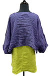 Bodil Linen Gauze Crop Crop in Violet Style GB1976