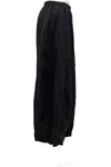 Bodil Linen Seamed Pant in Black Style LH1864