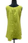 Bodil Linen Tank Top in Lime Style GB0278-LIME