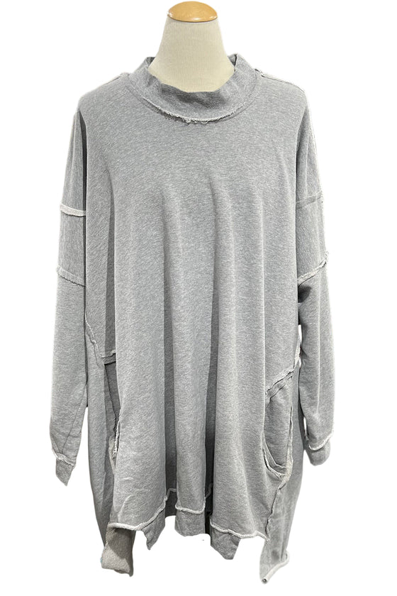 Bodil Pocket Top in Heather HG2275H