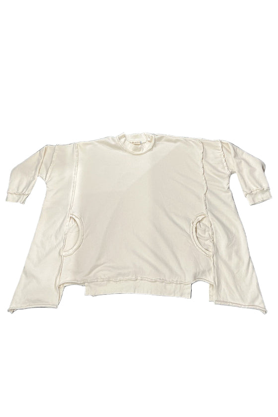 Bodil Pocket Top in Snowfluff HG2275