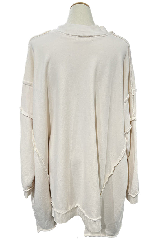 Bodil Pocket Top in Snowfluff HG2275