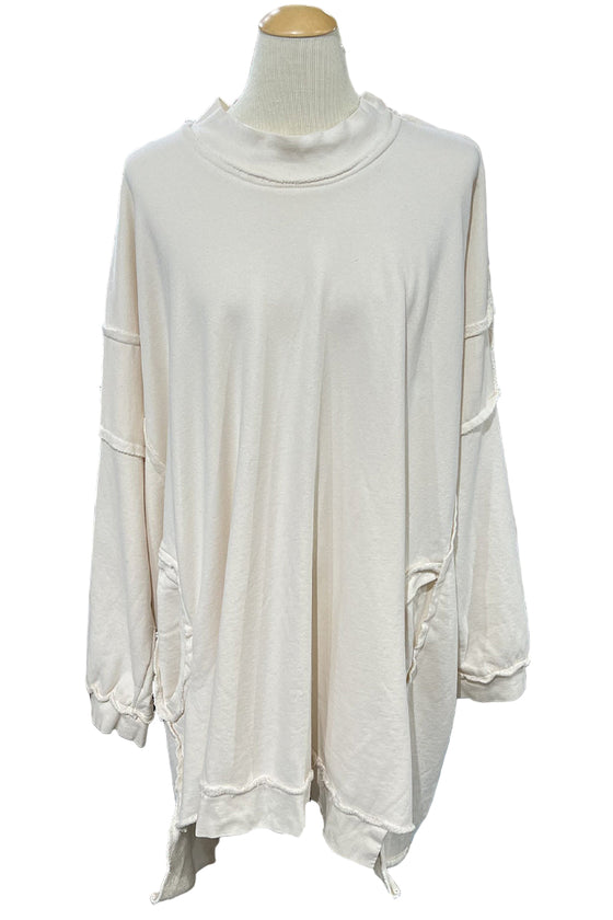 Bodil Pocket Top in Snowfluff HG2275