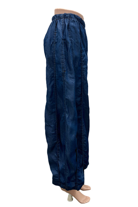 Bodil Tencel Seamed Pant in Indigo Style DN1864