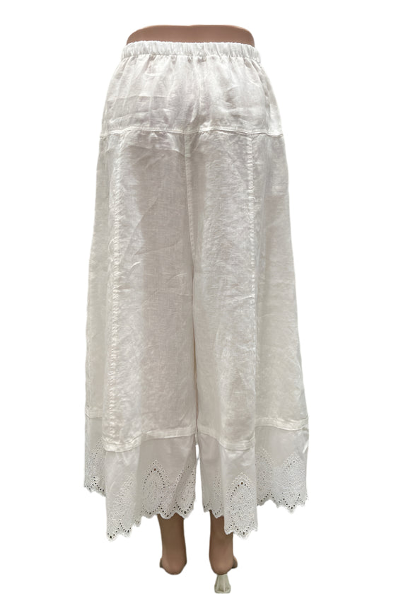 Bodil Textured Tales New Pant in White Style TN2125