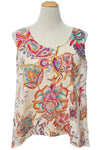 Bodil Whimsical Garden Cotton Tank Top